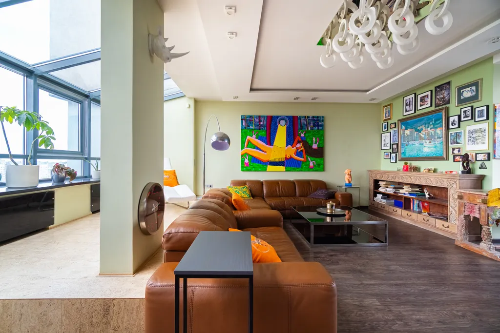 Пентхаус с террасой и видом на город