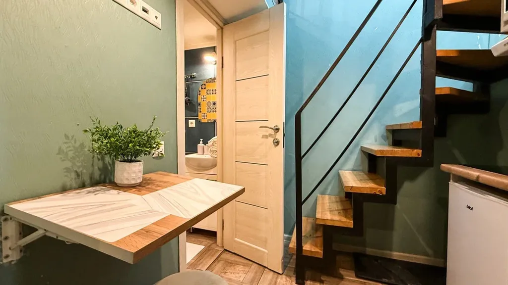 Квартира Квартира Двухуровневая студия у метро Автозаводская — Москва