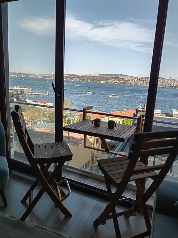 Panoramik Boğaz Manzaralı Taksim Studyo Daire