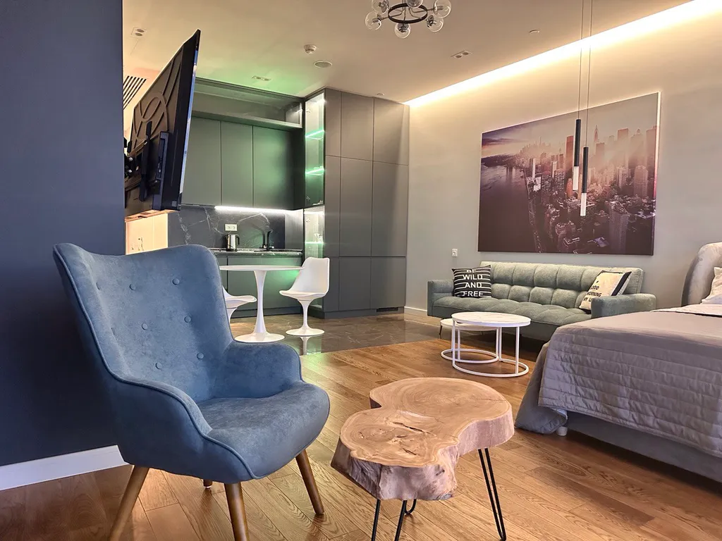 Апартаменты на 77 этаже с видом на закат