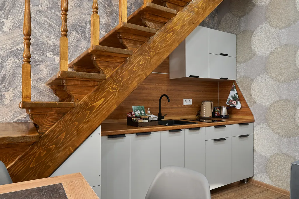 Апартаменты двухуровневые однокомнатные с кухней (апарт 5)