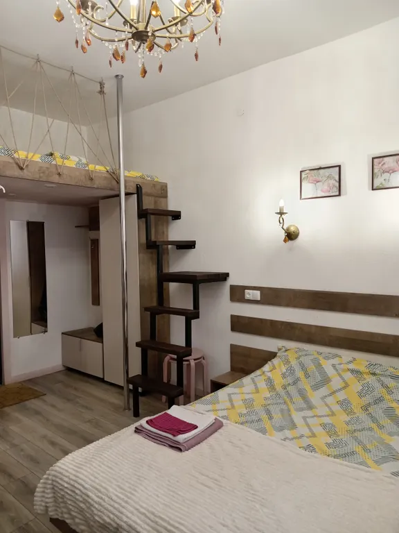 Квартира-студия, 21 м², 2 кровати