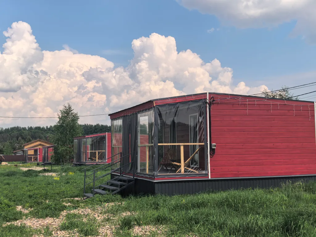 Дом 36m2 — чан, кухня, Wi-Fi