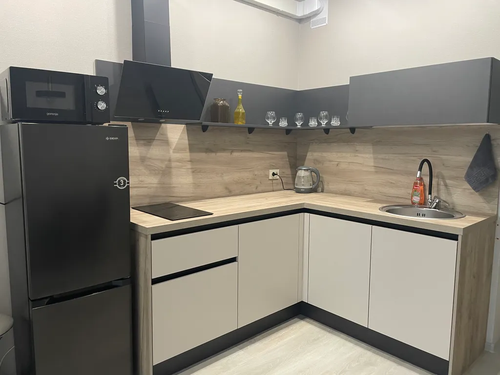 Панорамная квартира на верхнем этаже с видом на город