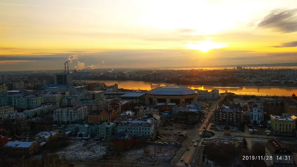 Квартира Видовые апартаменты с панорамным видом в центре города — Казань
