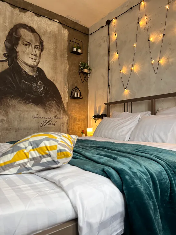 Квартира с интересным дизайном, в шаговой доступности до острова Канта