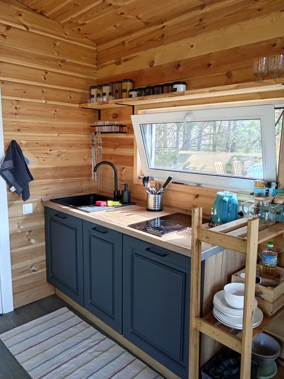 Домик с баней и купелью на дровах на участке 20 соток