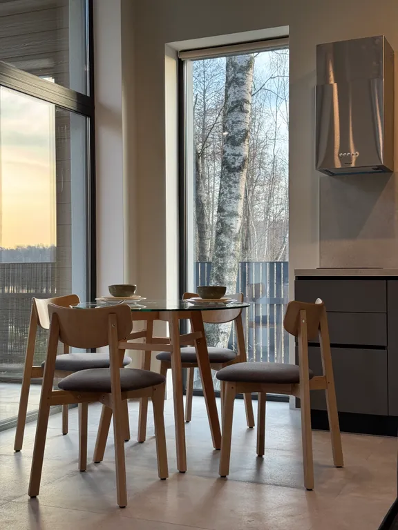 Коттедж Барнхаус премиум на берегу озера — Светлое