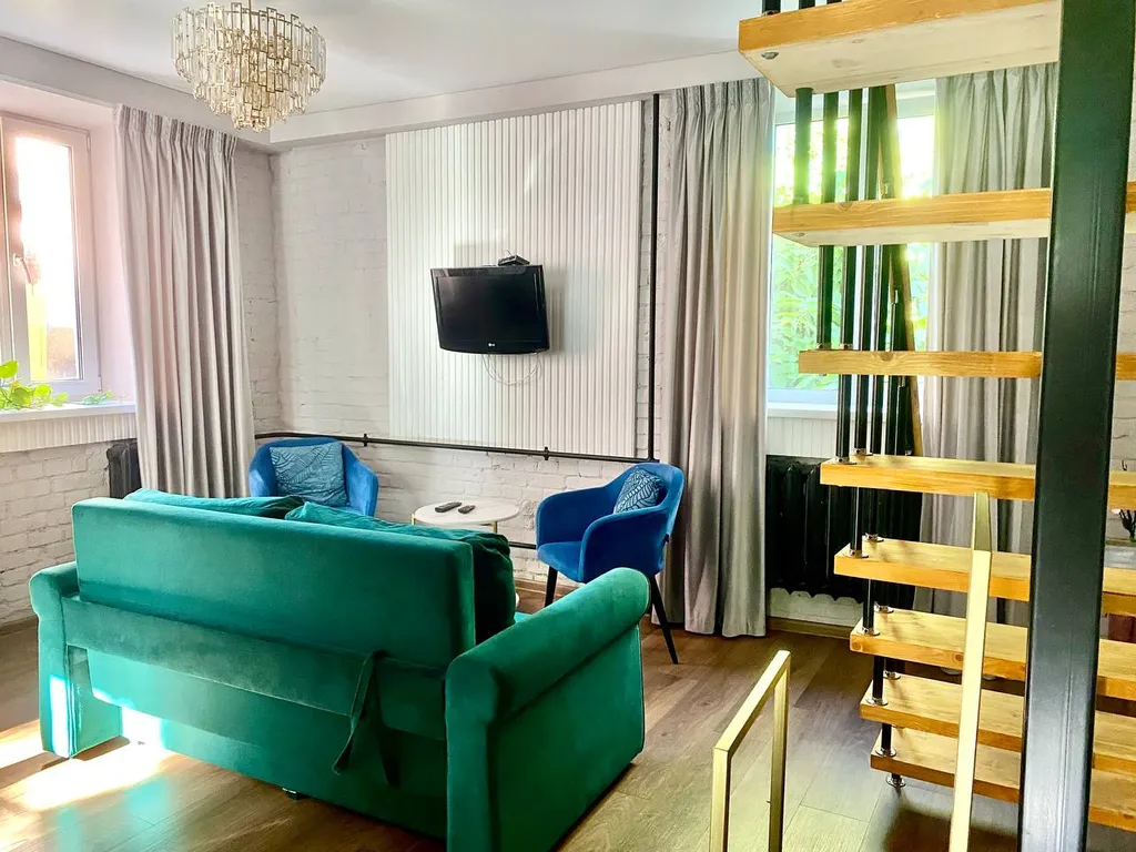 Квартира Квартира Дуплекс изумруд с отдельным входом и парковкой в историческом центре — Ярославль