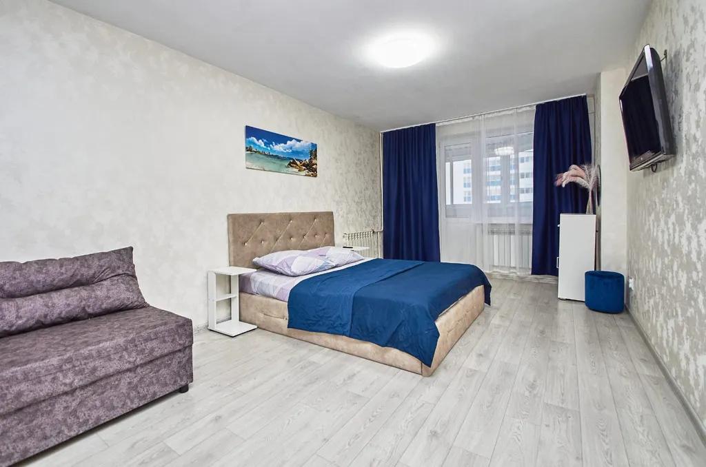 Уютная однокомнатная квартира недалеко от центра.