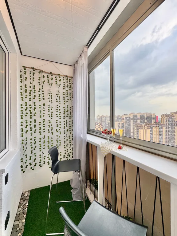 1-комнатная квартира с камином и двумя санузлами