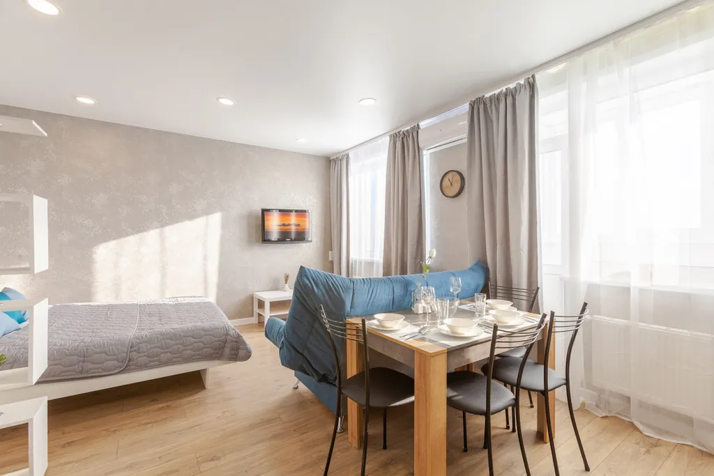 Квартира Квартира Уютная студия возле Космопорта — Самара