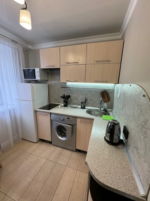 Однокомнатная квартира с дизайнерским ремонтом