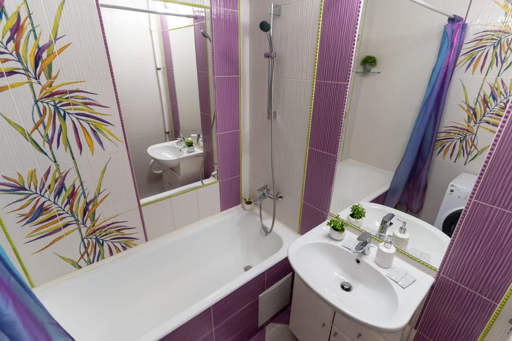 Дизайнерская двушка с биокамином