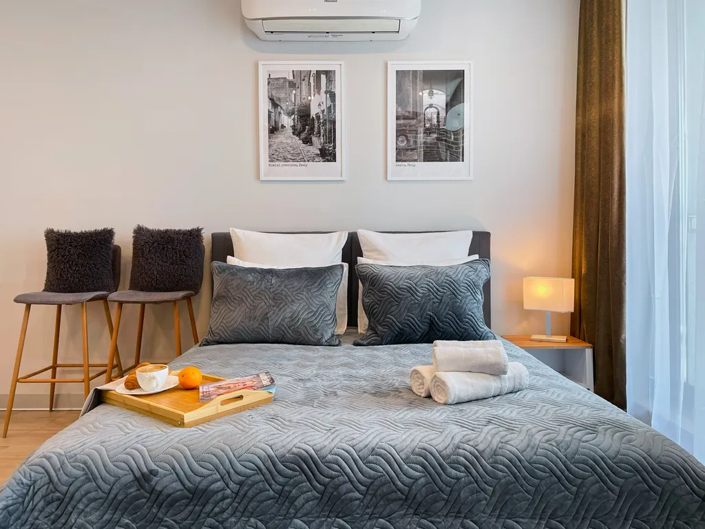 Квартира Улучшенные Loft видовые апартаменты метро ЦСКА 3 мин — Москва