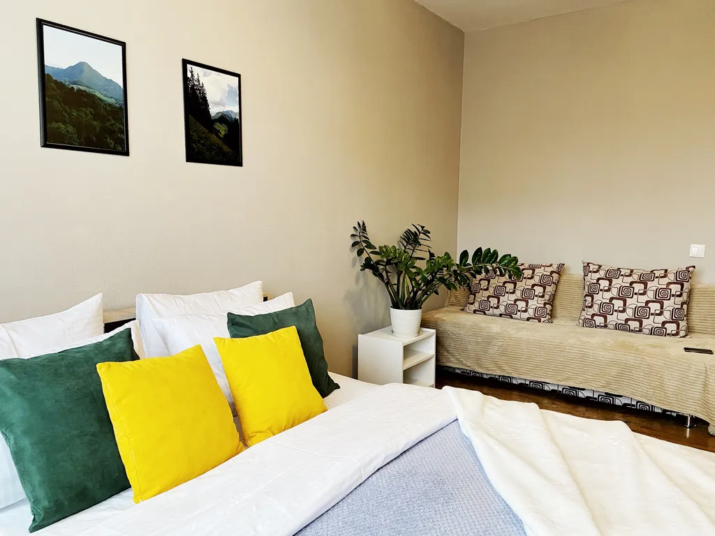 Уютная квартира с видом на стадион