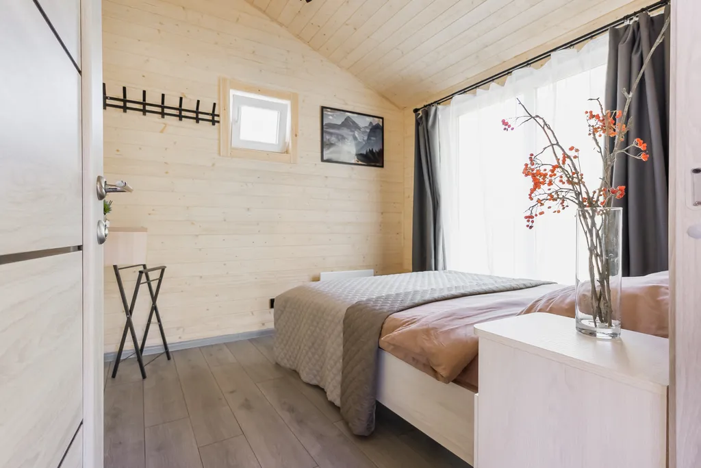 2-комнатный котедж на границе с лесом, 57м²