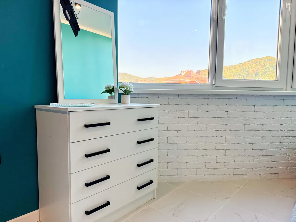 Апартаменты в 3 минутах до пляжа с видом на горы