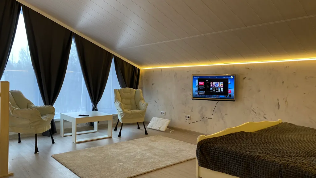 Дом Sainiemi с сауной на окраине Петрозаводска  у Онежского озера