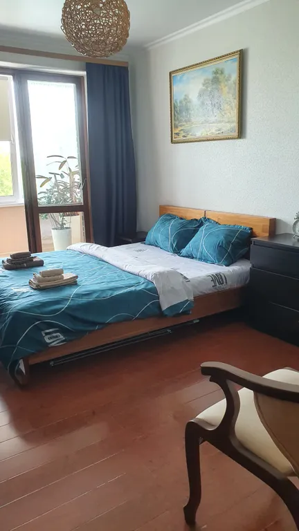 Уютная квартира с проходной лоджией с видом на вулкан