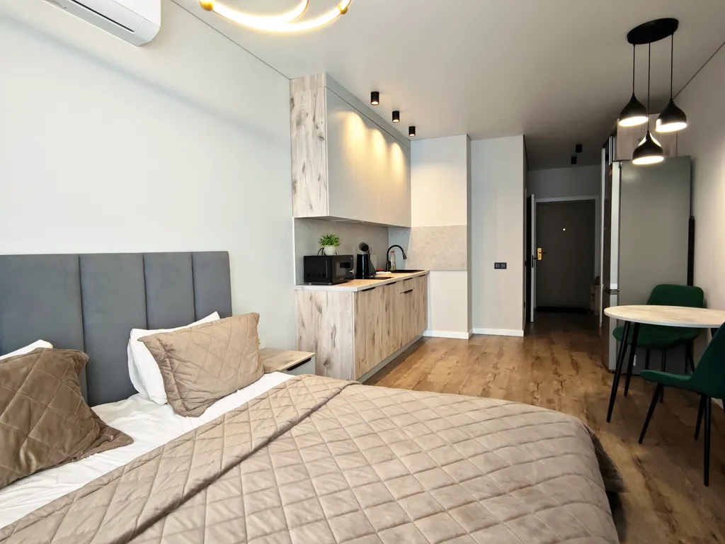 Квартира Квартира Стильная студия возле Кристалл арены и МВДЦ Сибирь — Красноярск