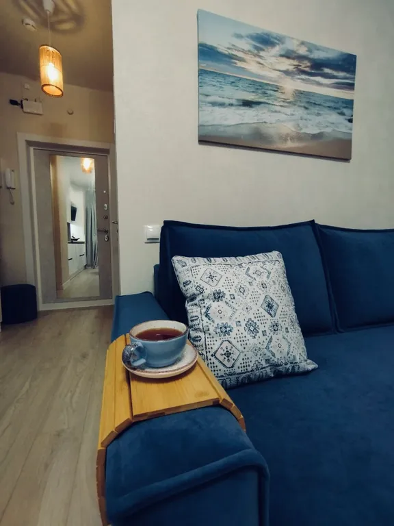 Уютная и стильная студия в горах между озером и морем