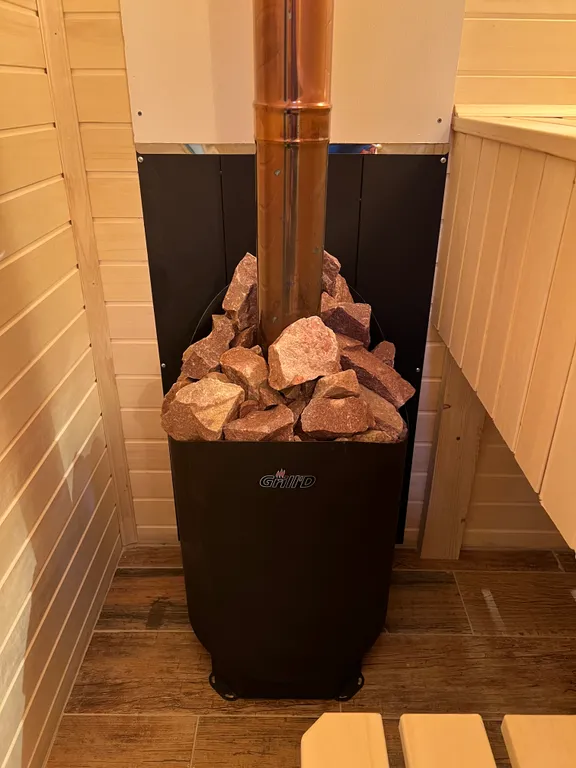 Коттедж Коттедж с сауной рядом с озером — Луга