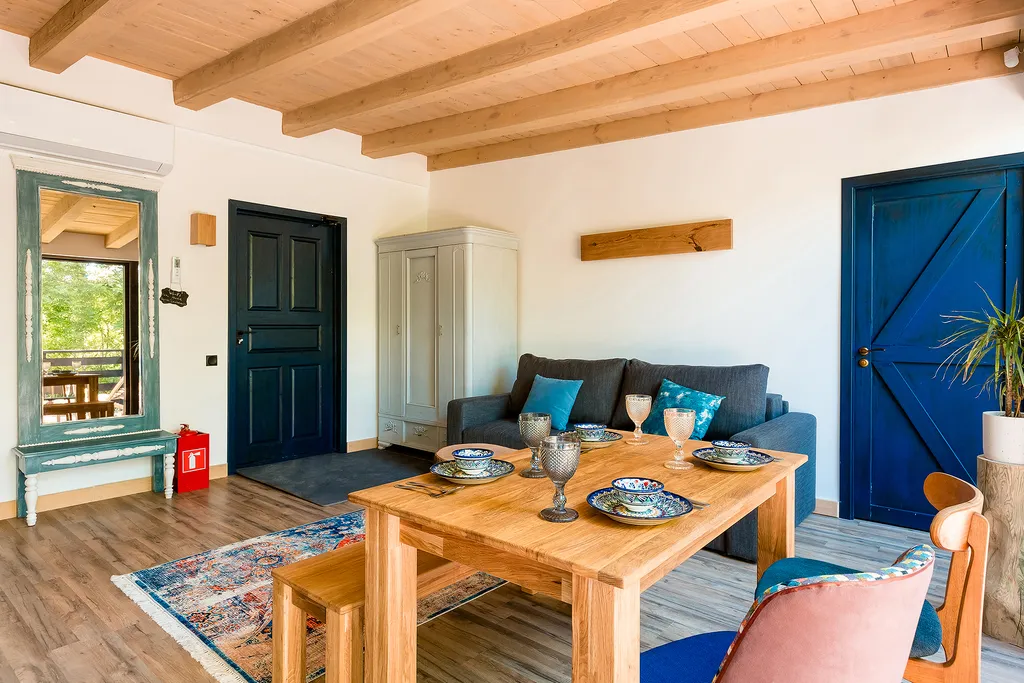 Панорамные апартаменты делюкс с террасой и видом на парк