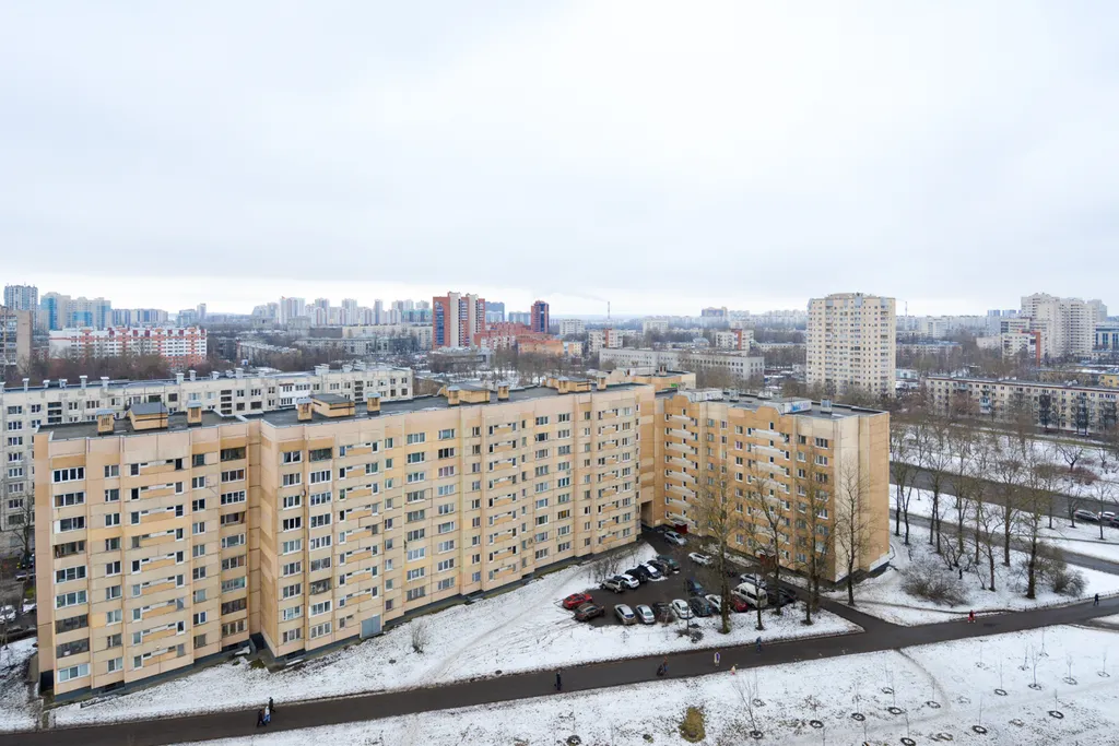 Квартира Квартира Студия с двумя видами на город — Санкт-Петербург