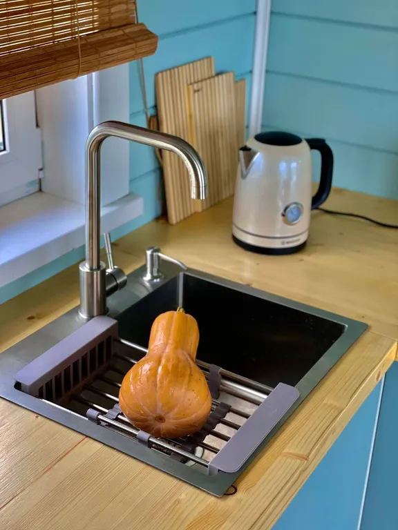 Панорамный двуспальный дом в Карелии рядом с Ладогой