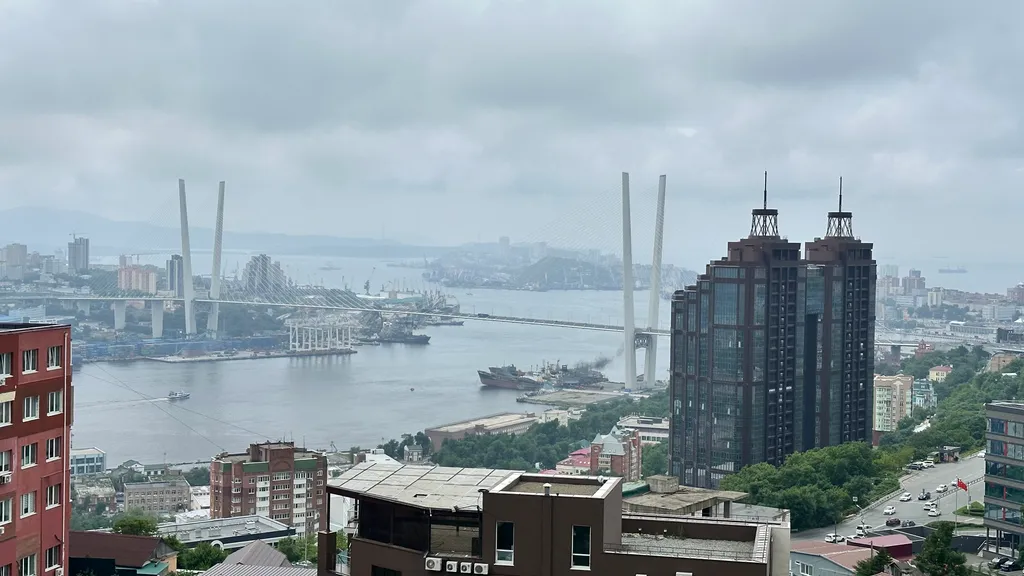 Квартира с шикарным видом на мост и бухту золотой рог — аренда посуточно в Владивосток