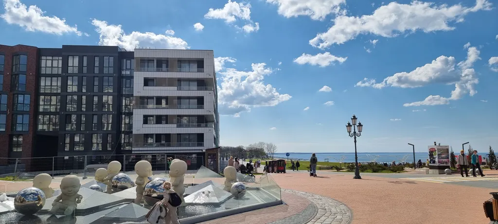 Квартира Квартира Sea View Atlantis в 10 метрах от Западного пляжа — Зеленоградск