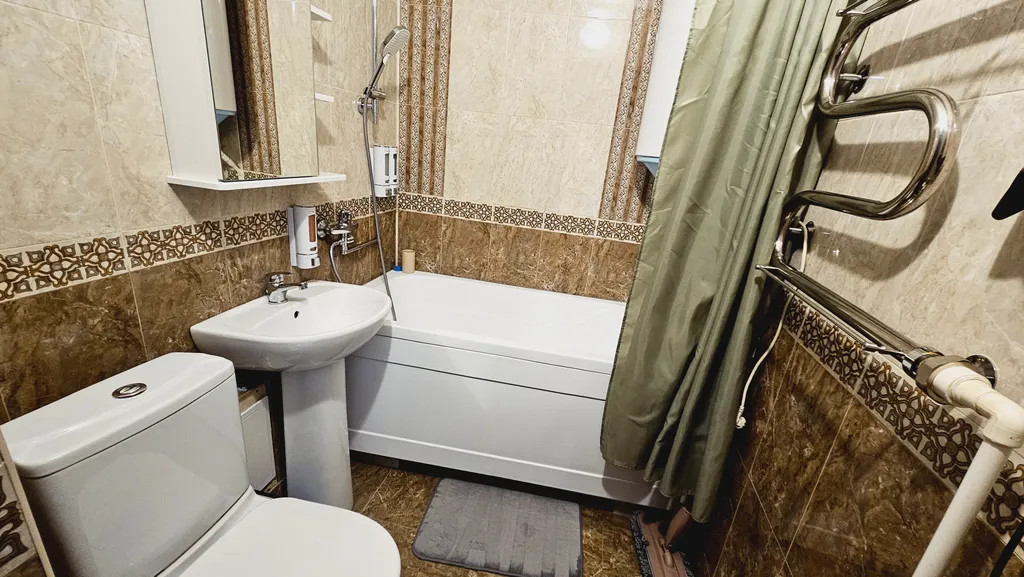 3-комнатная квартира с 2 спальнями в центре