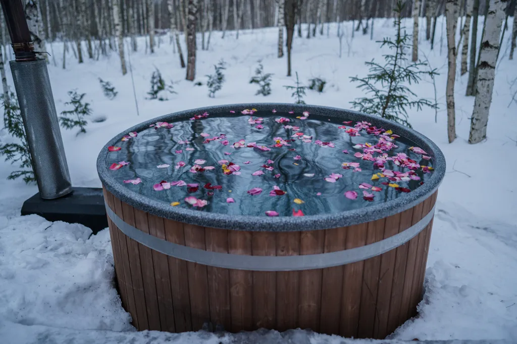 Коттедж Треугольный домик в лесу с горячей купелью — Соловеново