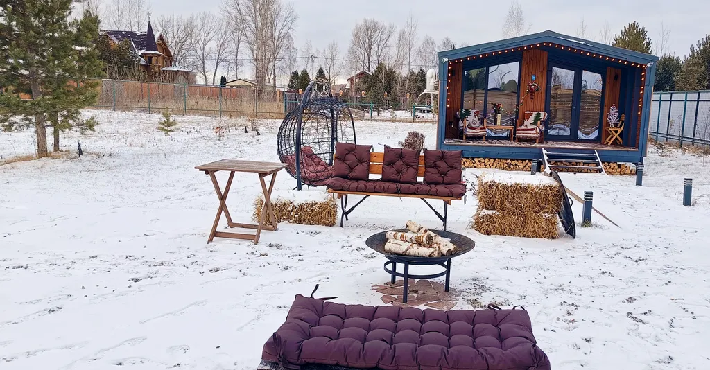 БарнОтдых с купелью, рядом лес и река