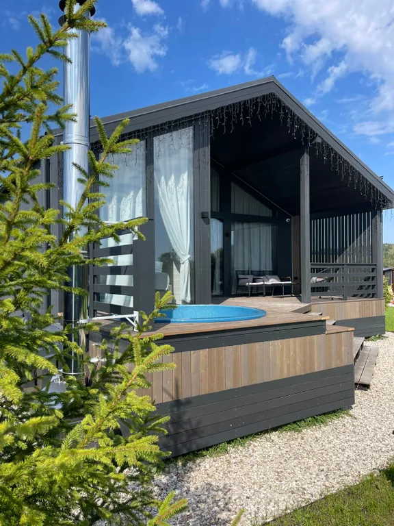 Уютный дом с сауной и чаном