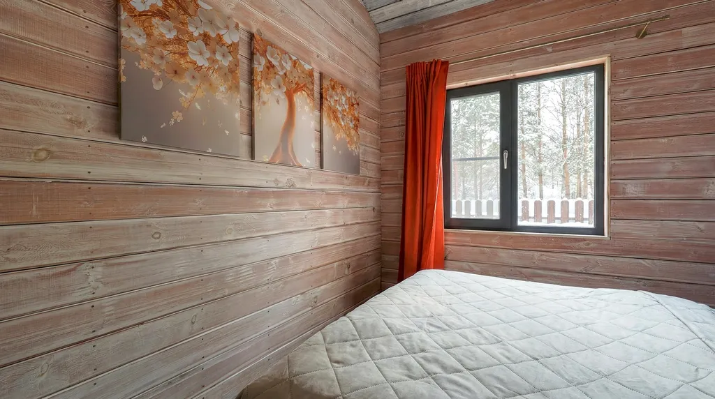 BarnHouse с камином, кондиционером и террасой