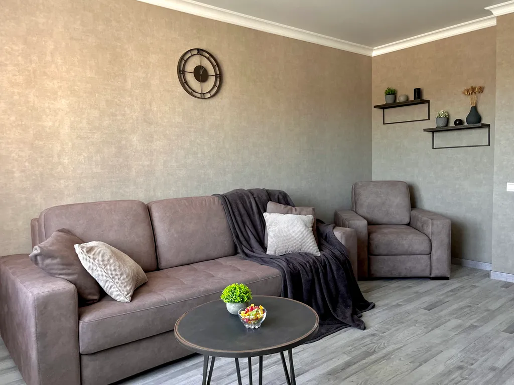 Просторная новая квартира для семейного отдыха в 10 минутах от моря