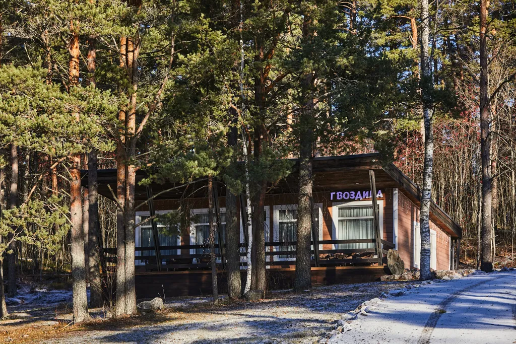 Просторный коттедж с 4 спальнями, камином и террасой