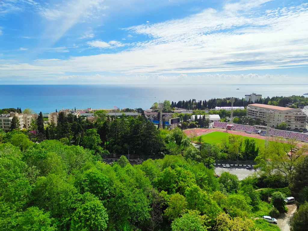 Квартира Квартира с шикарным видом на море и стадион — Сочи