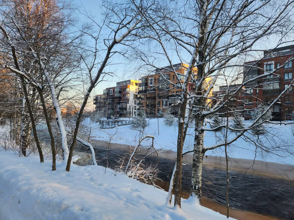 Апартамент в центре в парке на речке