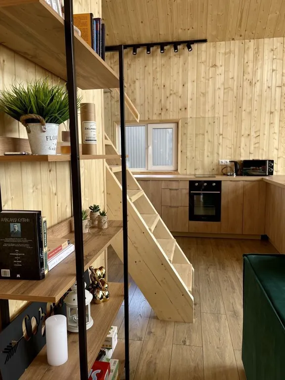 Дом с сауной и горячим чаном