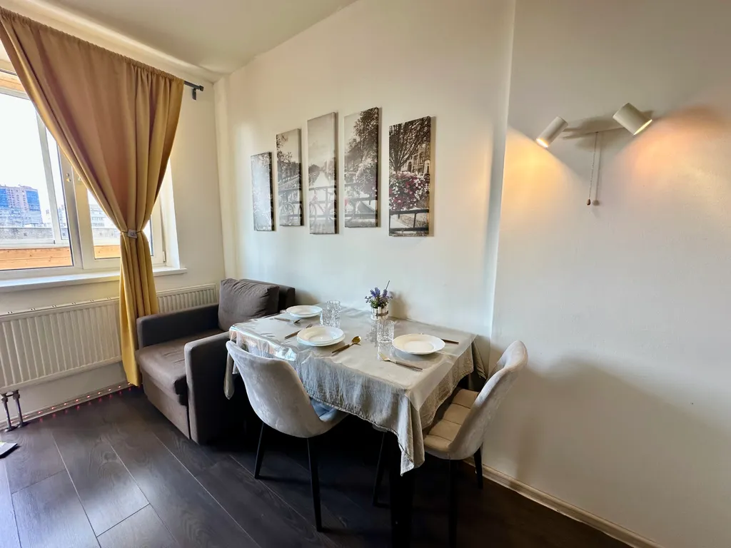 Уютная студия с удобной кроватью