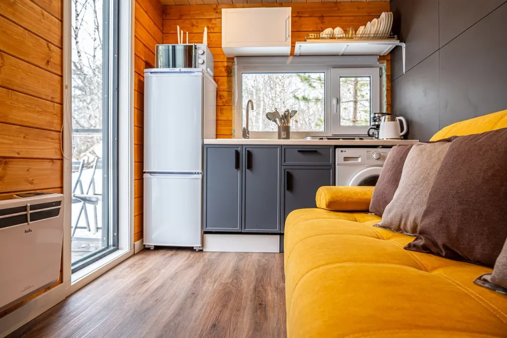 Design-коттедж в горном лесу