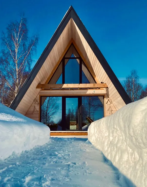 Дом А-фрейм в Завидово