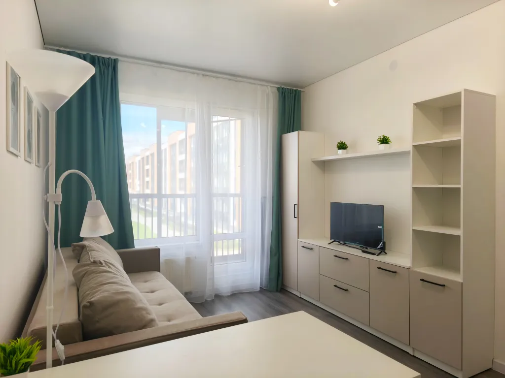 Квартира Квартира Новый дом, уютная евродвушка в тихом дворе — Шушары