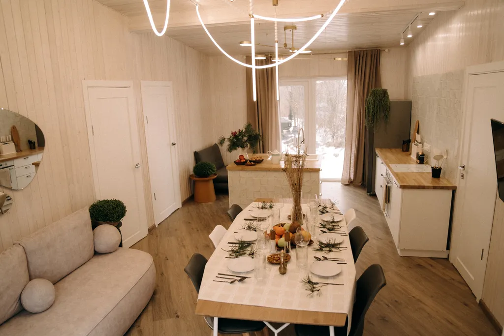 Дом 75m2 — чан, кухня, Wi-Fi