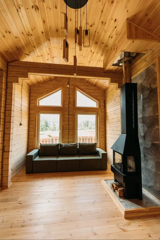 Новый дом в Чемале Счастье здесь с панорамным видом на горы