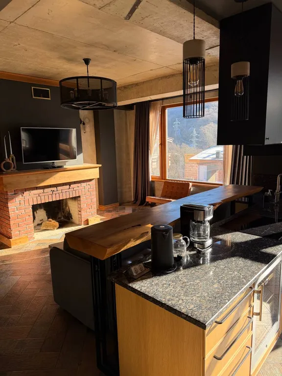 Квартира с 2 каминами в центре