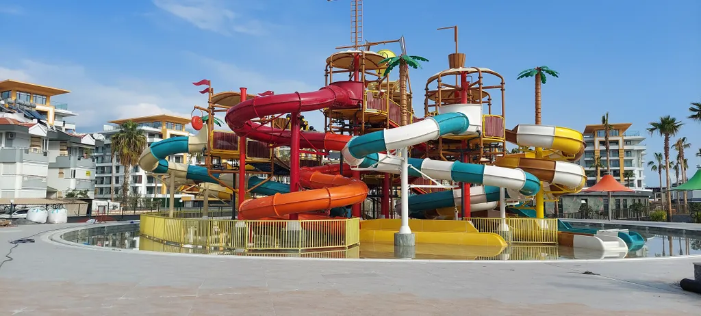 Квартира 1+1 в Azura World c видом на бассейн и аквапарком